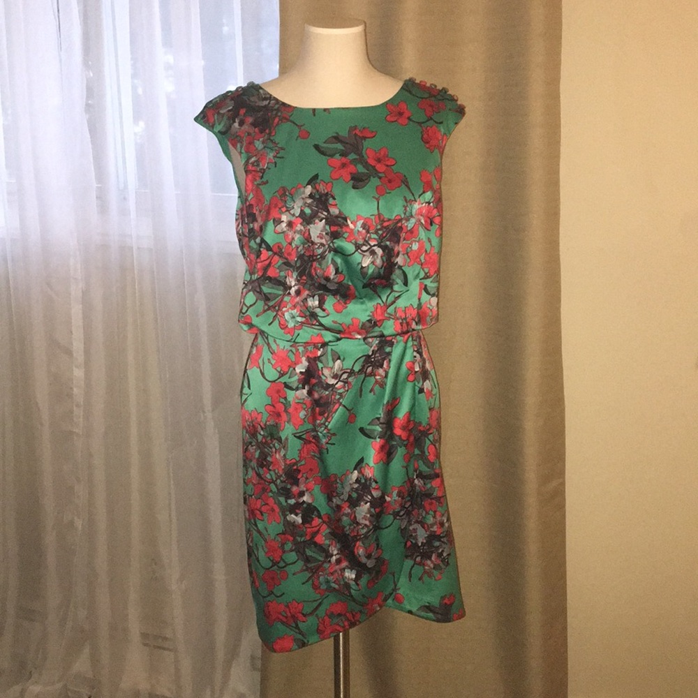 Jessica Simpson satin flower dress